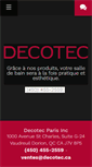 Mobile Screenshot of decotec.ca