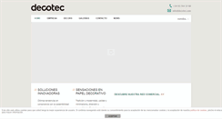 Desktop Screenshot of decotec.com
